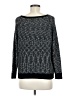 Lumiere Metallic Silver Pullover Sweater Size M - photo 2