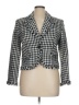 Bill Blass Houndstooth Gray Blazer Size 14 - photo 1