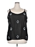 Old Navy 100% Polyester Black Sleeveless Blouse Size XXL - photo 1