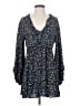 Zara Animal Print Blue Casual Dress Size XS - photo 1