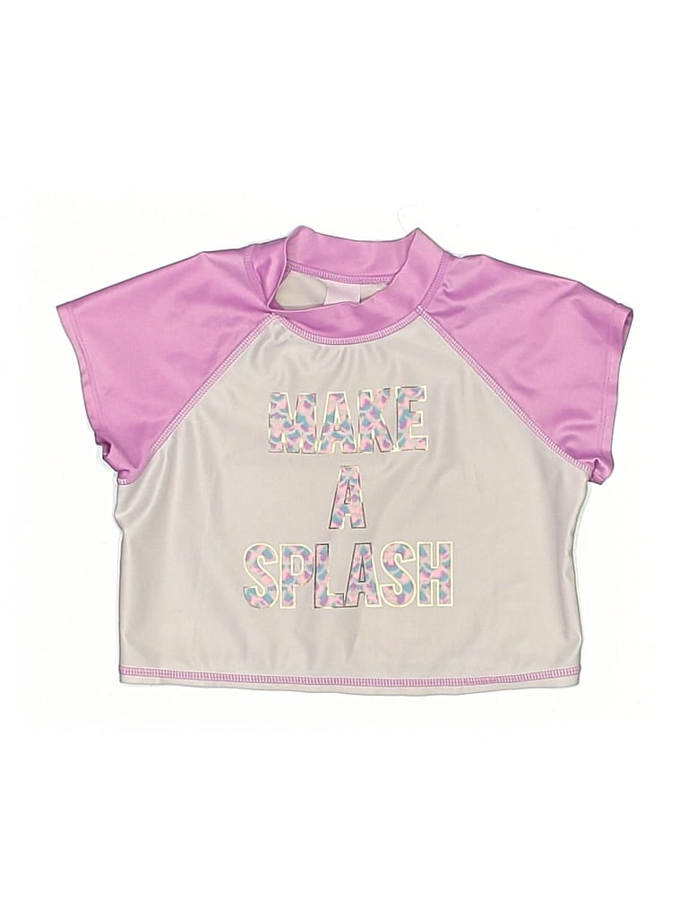 Pre-owned More Than Magic Kids' Rash Guard In Pink