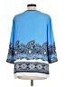 Ann Taylor 100% Polyester Blue 3/4 Sleeve Blouse Size L - photo 2