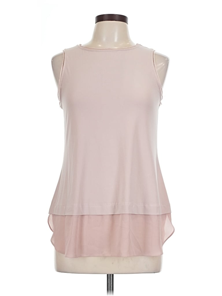 Pre-owned Joseph Ribkoff Sleeveless Blouse In Pink