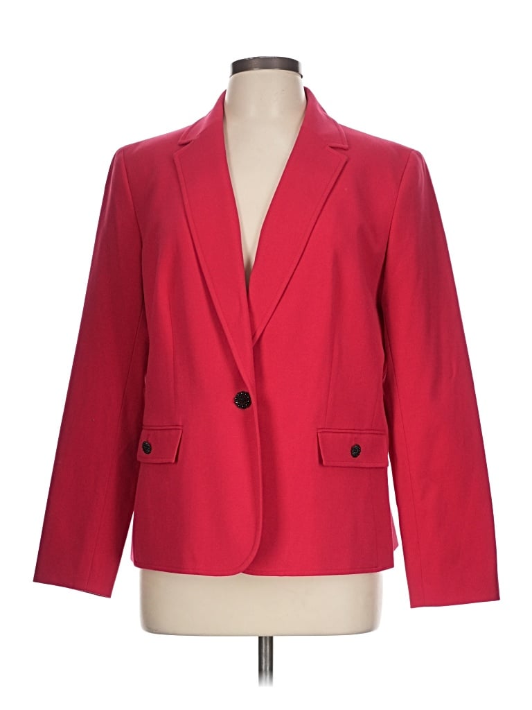 Pre-owned Nine West Blazer Jacket In Red