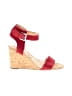Sam Edelman 100% Leather Red Wedges Size 6 - photo 1