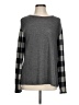 12pm by Mon Ami Plaid Gray Pullover Sweater Size L (estimated) - photo 1