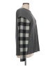 12pm by Mon Ami Plaid Gray Pullover Sweater Size L (estimated) - photo 4