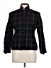 Jennifer Moore 100% Acetate Plaid Black Jacket Size 12 - photo 1