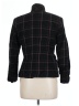 Jennifer Moore 100% Acetate Plaid Black Jacket Size 12 - photo 2