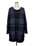 Evolution by Cyrus Plaid Blue Cardigan Size 2X - photo 1