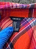 Forever 21 Plaid Red Orange Long Sleeve Button-Down Shirt Size M - photo 7