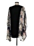 Black Rainn 100% Polyester Blue Kimono Size M - photo 2