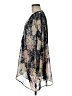 Black Rainn 100% Polyester Blue Kimono Size M - photo 5