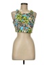 Becca Tropical Blue Yellow Tank Top Size M - photo 1