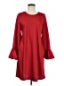 J.Crew 100% Polyester Solid Red Casual Dress Size 8 - photo 1