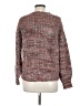 Ann Taylor LOFT Tweed Burgundy Pullover Sweater Size M - photo 2