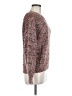 Ann Taylor LOFT Tweed Burgundy Pullover Sweater Size M - photo 4