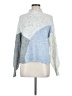 Studio 19 Color Block Blue Pullover Sweater Size M - photo 1