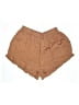 I. Joah 100% Rayon Hearts Brown Shorts Size L - photo 1