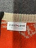 First Love 100% Acrylic Paisley Orange Tan Pullover Sweater Size 2X - photo 7