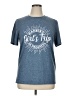 Unbranded Blue Short Sleeve T-Shirt Size XL (estimated) - photo 1