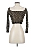 Shein Black 3/4 Sleeve Top Size XS - photo 2