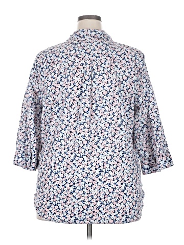 Kohl's 3/4 Sleeve Button-Down Shirt (view 2)