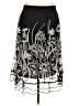 Assorted Brands 100% Polyester Graphic Black Formal Skirt Size XXL - photo 1