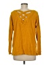 1.State Yellow Pullover Sweater Size M - photo 2