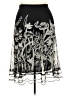 Assorted Brands 100% Polyester Graphic Black Formal Skirt Size XXL - photo 2