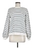 Banana Republic 100% Cotton Stripes White Pullover Sweater Size M - photo 1