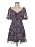B. Smart 100% Polyester Floral Blue Casual Dress Size 7 - photo 1