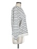 Banana Republic 100% Cotton Stripes White Pullover Sweater Size M - photo 4