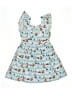 Unbranded Print Blue Dress Size 8 (estimated) - photo 1