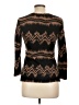 2 Hearts Chevron-herringbone Brown Pullover Sweater Size L (estimated) - photo 2