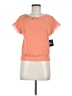I.N. San Francisco Orange Short Sleeve Top Size M - photo 1