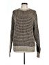 boat house row Houndstooth Brown Pullover Sweater Size L - photo 1