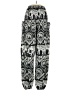 Obermeyer 100% Polyester Paisley Silver Casual Pants Size S (estimated) - photo 1
