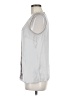 Mossimo 100% Polyester Silver Sleeveless Blouse Size M - photo 5