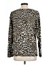 Chico's Animal Print Brown Pullover Sweater Size Lg (2) - photo 2