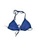 Vitamin A Solid Blue Swimsuit Top Size L - photo 2