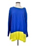 Neiman Marcus 100% Silk Blue Long Sleeve Silk Top Size S - photo 1