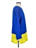 Neiman Marcus 100% Silk Blue Long Sleeve Silk Top Size S - photo 4