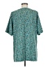 Lands' End Teal Short Sleeve Blouse Size M - photo 2