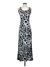 Assorted Brands Animal Print Silver Casual Dress Size XS (estimated) - photo 1