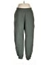 Left on Friday Solid Green Track Pants Size L - photo 1