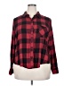 ABound Plaid Red Long Sleeve Button-Down Shirt Size XXL - photo 1