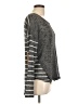E&M Collection Gray Long Sleeve Top Size L - photo 4