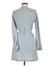 Rewind Solid Gray Casual Dress Size M - photo 2