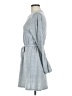 Rewind Solid Gray Casual Dress Size M - photo 5